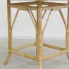 Table ronde en rotin naturel