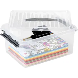 Boîte de rangement en plastique Q-line
