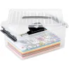 Boîte de rangement en plastique Q-line