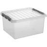 Boîte de rangement en plastique Q-line