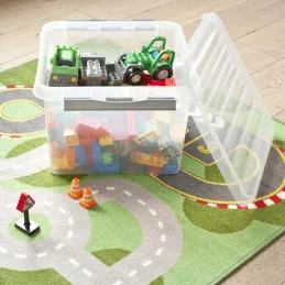 Boîte de rangement en plastique Q-line