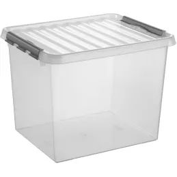 Boîte de rangement en plastique Q-line