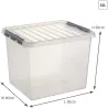 Boîte de rangement en plastique Q-line