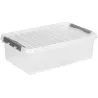 Boîte de rangement en plastique Q-line