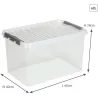 Boîte de rangement en plastique Q-line