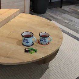 Tasse en émail coloré Décors