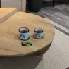 Tasse en émail coloré Décors