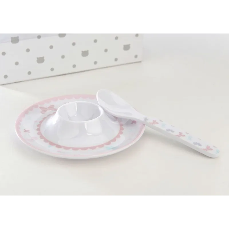 Coffret coquetier avec cuillère
