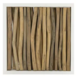 Décor mural branches de teck