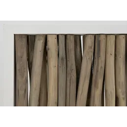 Décor mural branches de teck