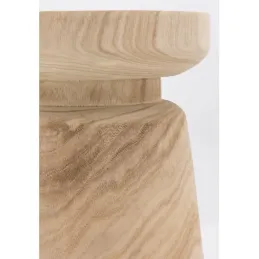 Tabouret en bois paulownia