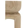 Tabouret en bois paulownia