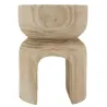 Tabouret en bois paulownia