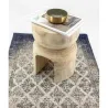 Tabouret en bois paulownia