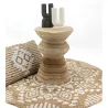 Tabouret en bois paulownia