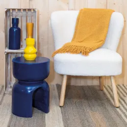 Tabouret en bois paulownia