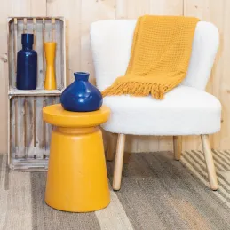 Tabouret en bois paulownia