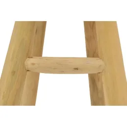 Tabouret bas rond en teck massif  Arden