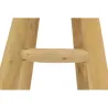 Tabouret bas rond en teck massif  Arden