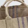 Sac à bûches en jute