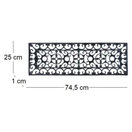 Tapis d'escalier antiglisse en caoutchouc