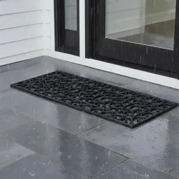 Tapis d'escalier antiglisse en caoutchouc
