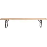 Banc de jardin pliable Brasserie