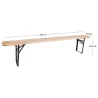 Banc de jardin pliable Brasserie