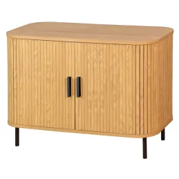 Commode en bois et métal à lamelles Kyoto