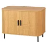 Commode en bois et métal à lamelles Kyoto