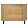Commode en bois et métal à lamelles Kyoto