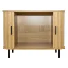 Commode en bois et métal à lamelles Kyoto
