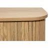 Meuble TV en bois et métal à lamelles Kyoto