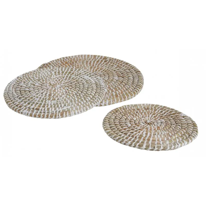 Dessous de plat en joncn (lot de 3)