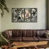 Décoration murale en métal Ginkgo