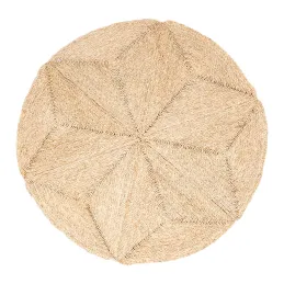 Tapis rond en jonc Kaate