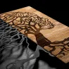 Décoration murale en métal et bois Arbre