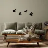 Décoration murale en métal Oiseaux en vol