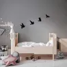Décoration murale en métal Oiseaux en vol