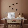 Décoration murale en métal Oiseaux en vol