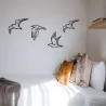 Décoration murale en métal Oiseaux en vol
