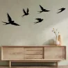 Décoration murale en métal Oiseaux en vol