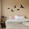 Décoration murale en métal Oiseaux en vol