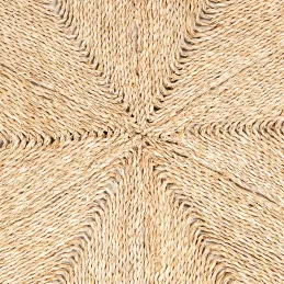 Tapis rond en jonc Kaate