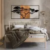 Décoration murale en bois et métal Walnut