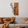 Décoration murale en bois et métal Walnut
