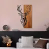 Décoration murale en bois et métal Walnut