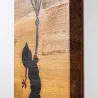 Décoration murale en bois et métal Walnut