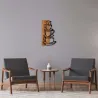 Décoration murale en bois et métal Walnut