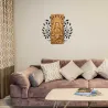 Décoration murale en bois et métal Walnut